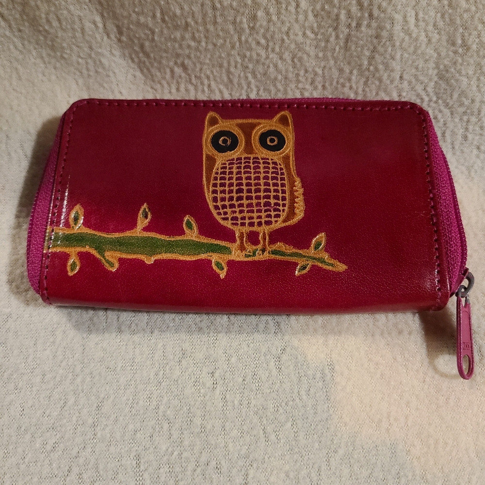 Pink Owl Design Women's Wallet